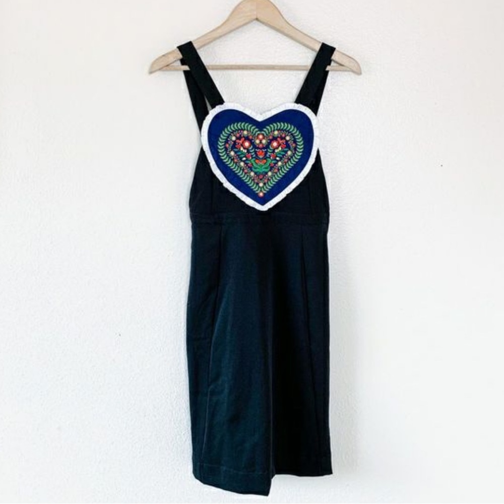 Bea & Dot by ModCloth Heart Embroidered Dress